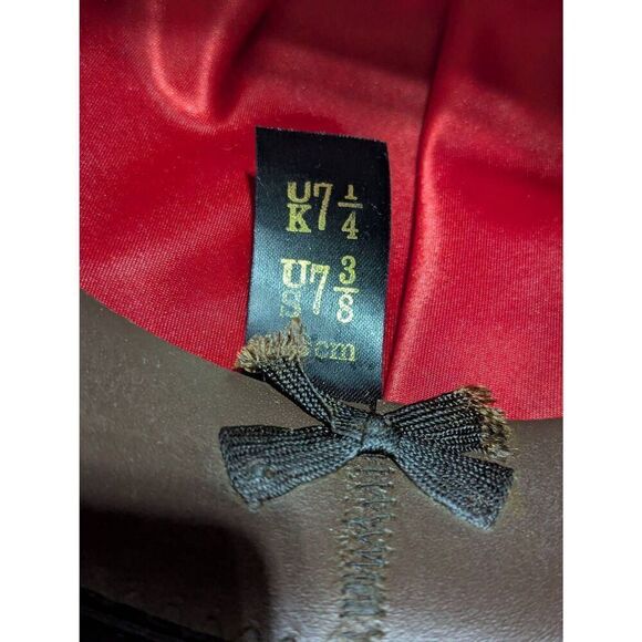 Christy's Of London Unisex Black Fur Wool Felt Feather Adorned Bowler Hat Size 7 - Picture 3 of 10